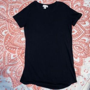 Forever 21 Black T-Shirt Dress